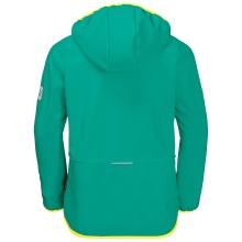 Jack Wolfskin Softshelljacke Fourwinds (wind-& wasserabweisend) mintgrün Kinder